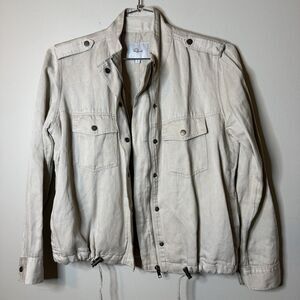 Rails Collins Jacket Gauze Bone Cream Womens small casual weekend travel